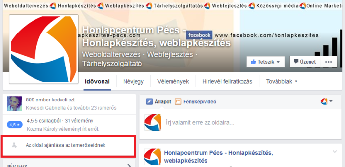 honlapkészítés, honlap készítés, weblapkészítés, weblap készítés, egyedi url facebook oldal számára, facebook egyedi url