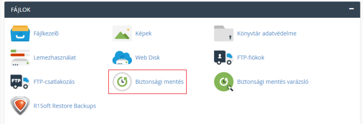 biztonsági mentés, cPanel, biztonsági mentés cPanel, honlapkészítés, honlapkészítés Pécs, weblap készítés Pécs